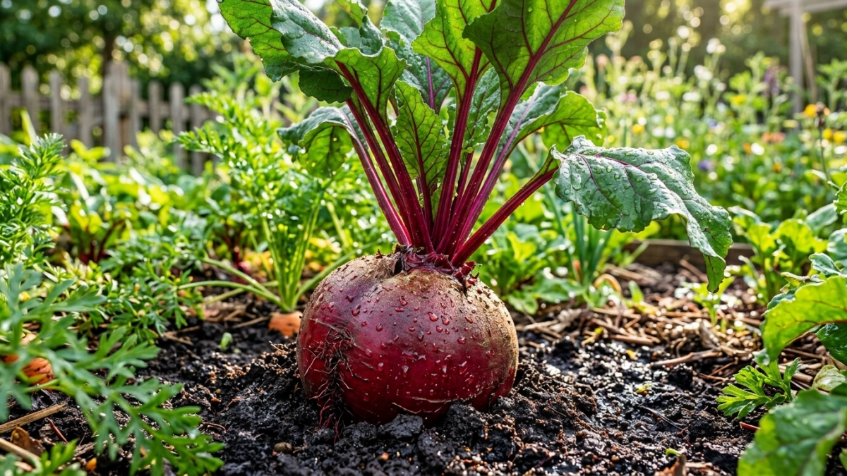 1 ст. ложка соли на 10 л воды — и это не свёкла, а чистый сахар: подкармливаю так, что плоды трескаются от сладости и не теряют цвет