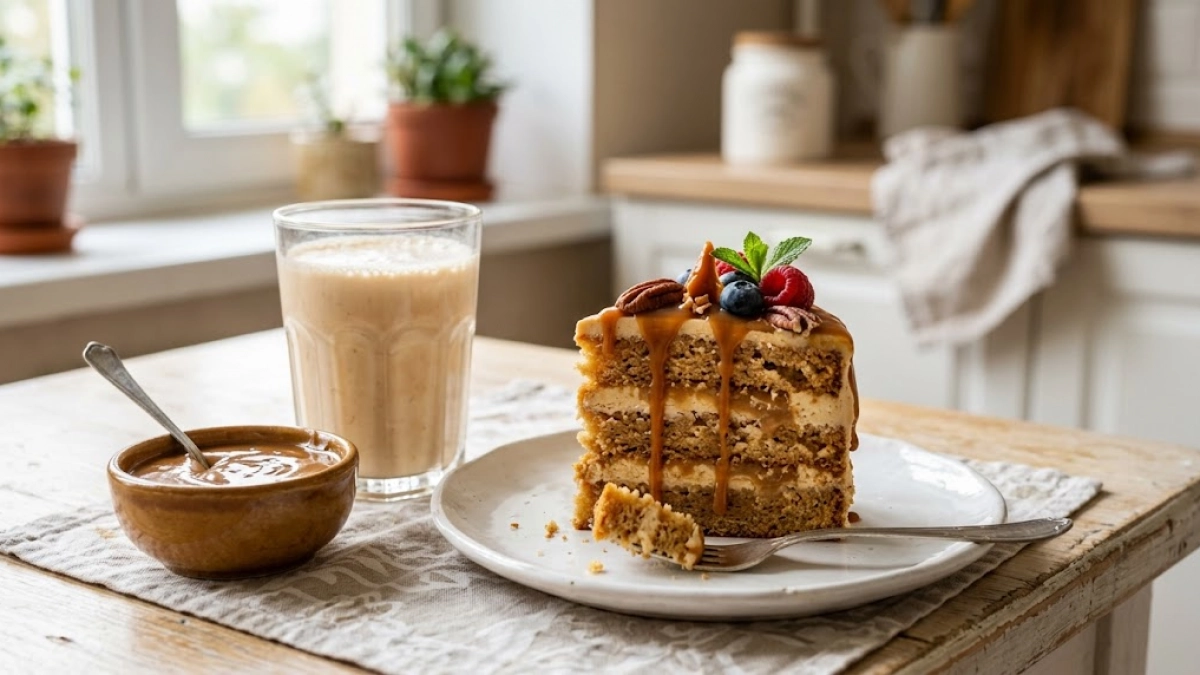 Из ряженки и сгущенного молока готовлю невероятно нежный крем для торта: получается много-много и вкусно-вкусно