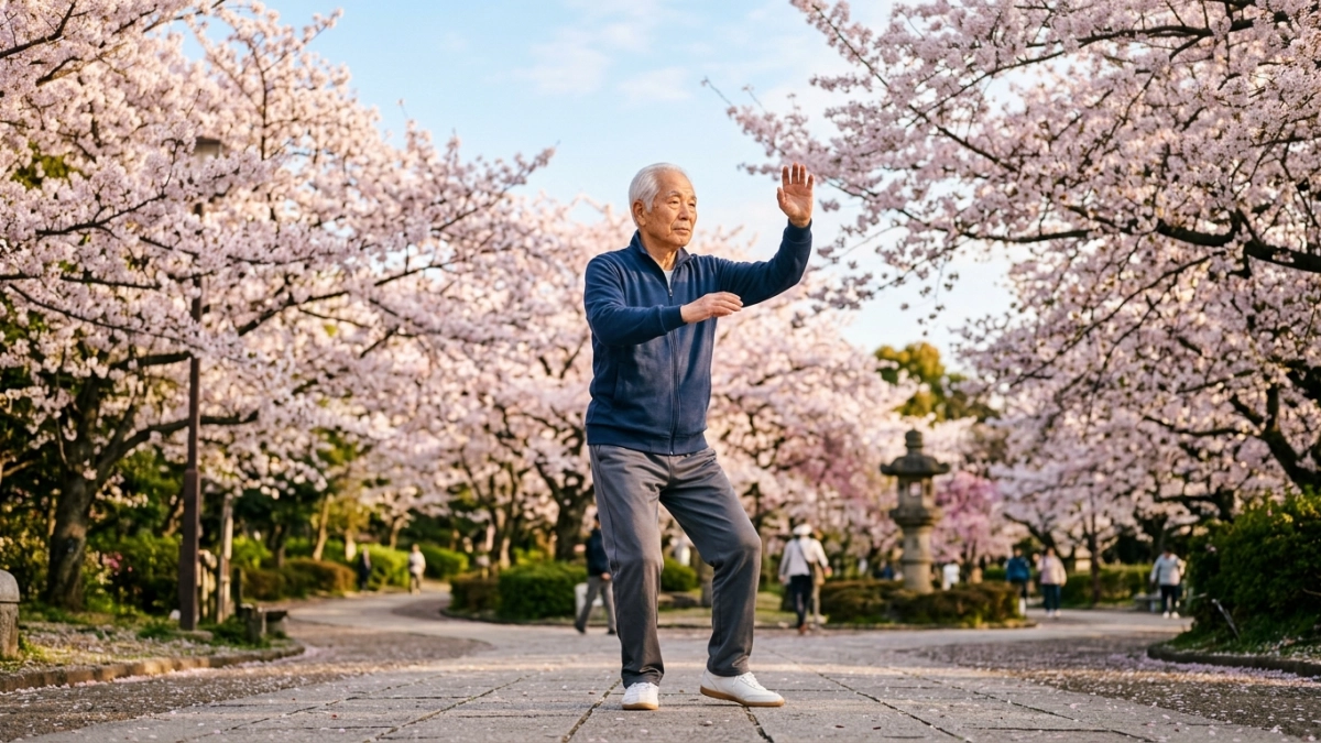 После 50: 6 движений, которые ежедневно выполняют пожилые жители Японии — без спортзала