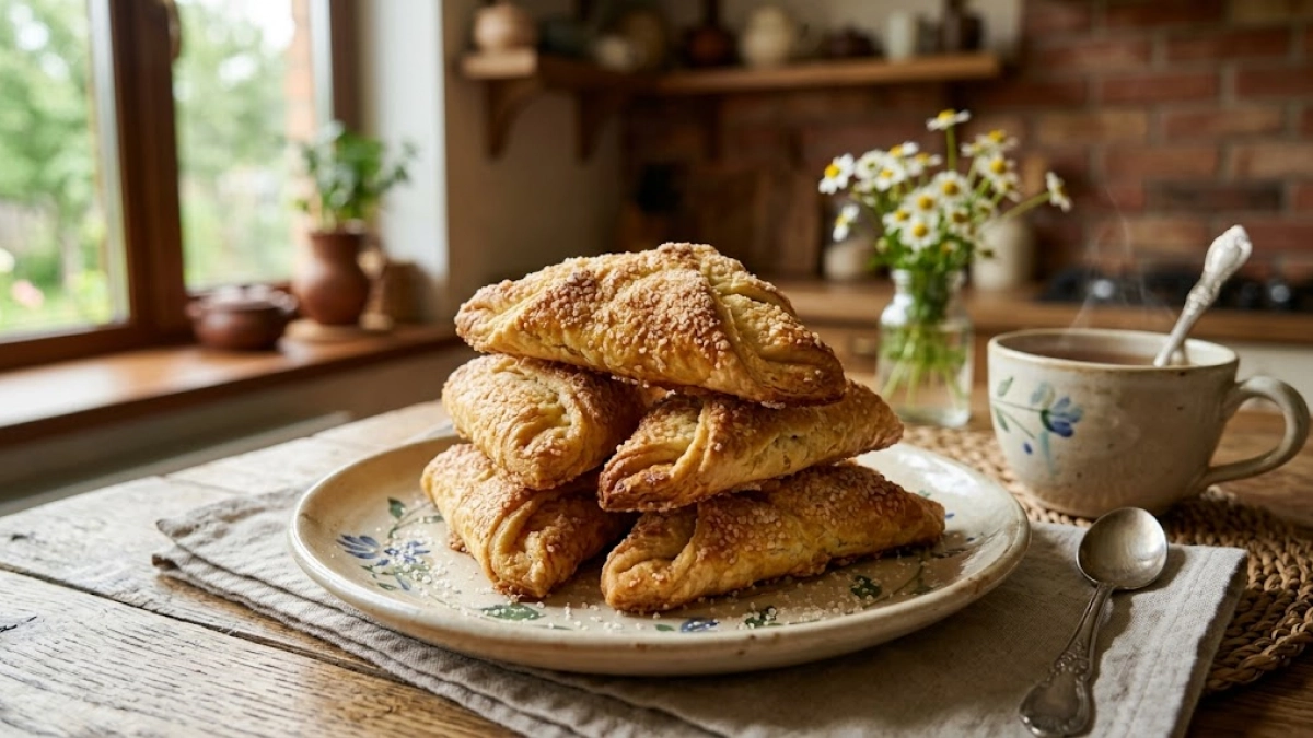 Пачка творога и ложка ванилина — через 20 минут на столе нежные треугольнички: мягче пуха и вкуснее бисквит