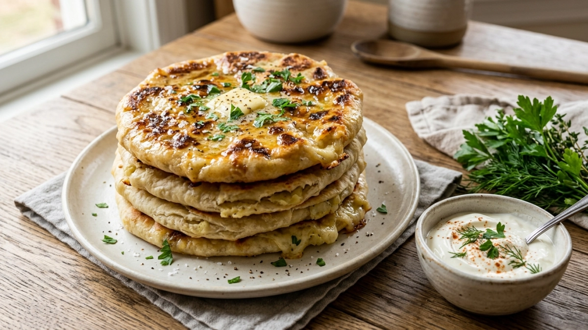 Беру картошку и адыгейский сыр: через 20 минут получается аппетитная лепешка — нежная и пышная