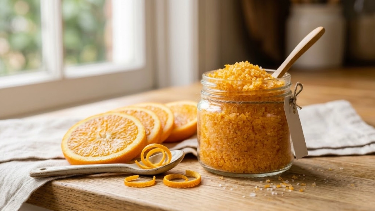 Это апельсиновое золото давно не выбрасываю: делаю соль с кожурой — там столько витаминов, что не счесть, а аромат на всю кухню