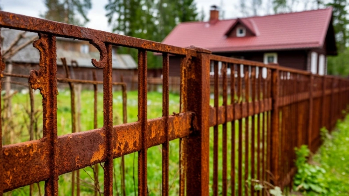 В Германии металл обрабатывают только так: забор не ржавеет десятилетиями – покраска не нужна