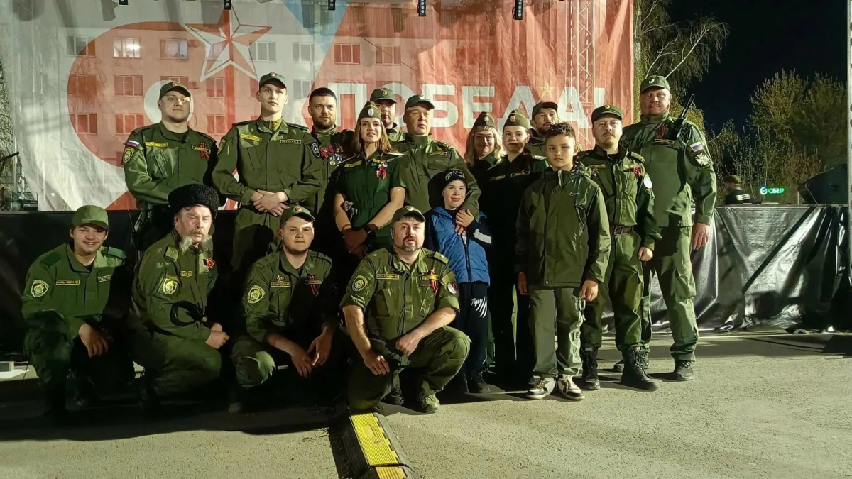 Казаки в Усолье-Сибирском обеспечили безопасность празднования Дня Победы