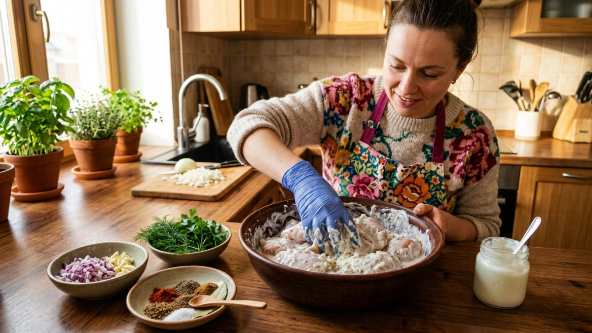 Больше не мучаюсь с сухим мясом: мариную курицу кефиром — результат нежнее любого деликатеса