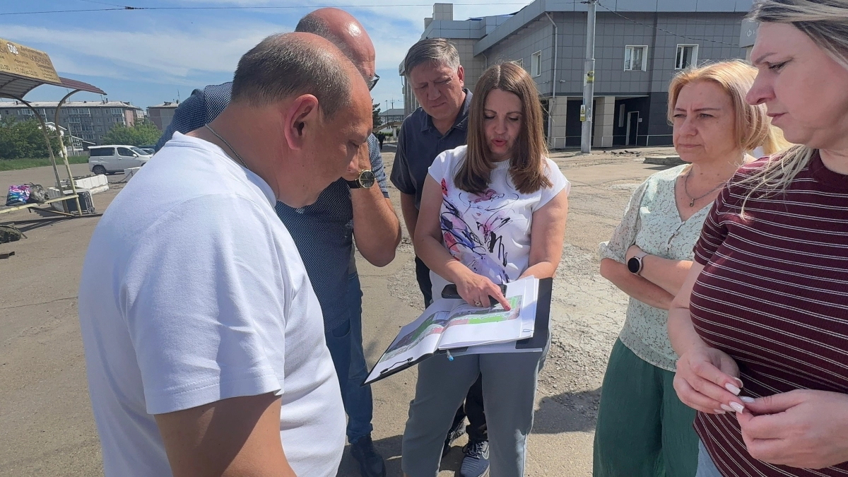 В Усолье-Сибирском приступили к обновлению улицы Красных Партизан