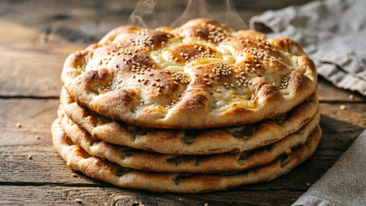 Лепешки, которые я жарю чаще, чем блины: сырные, тонкие, без грамма дрожжей — готовятся 15 минут, съедаются за 5