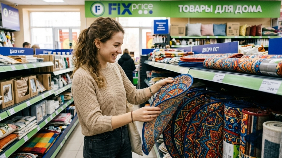 Нашла в «Фикс Прайсе» восточные коврики за 249 рублей, но на пол не кладу: хитрость, которая превращает копеечную вещь в стильный декор