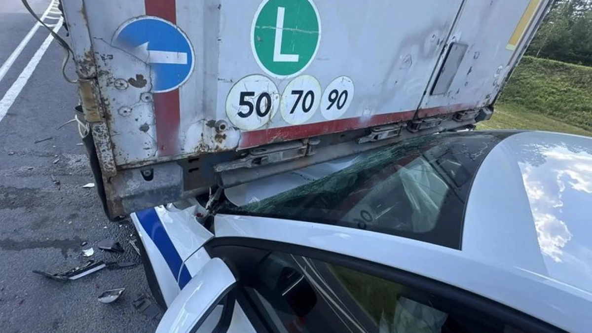 В Иркутской области полицейские пострадали в ДТП при преследовании нарушителя