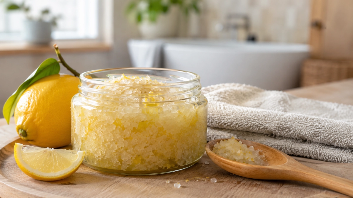 Морская соль + оливковое масло + цедра лимона: домашний скраб, после которого кожа становится гладкой