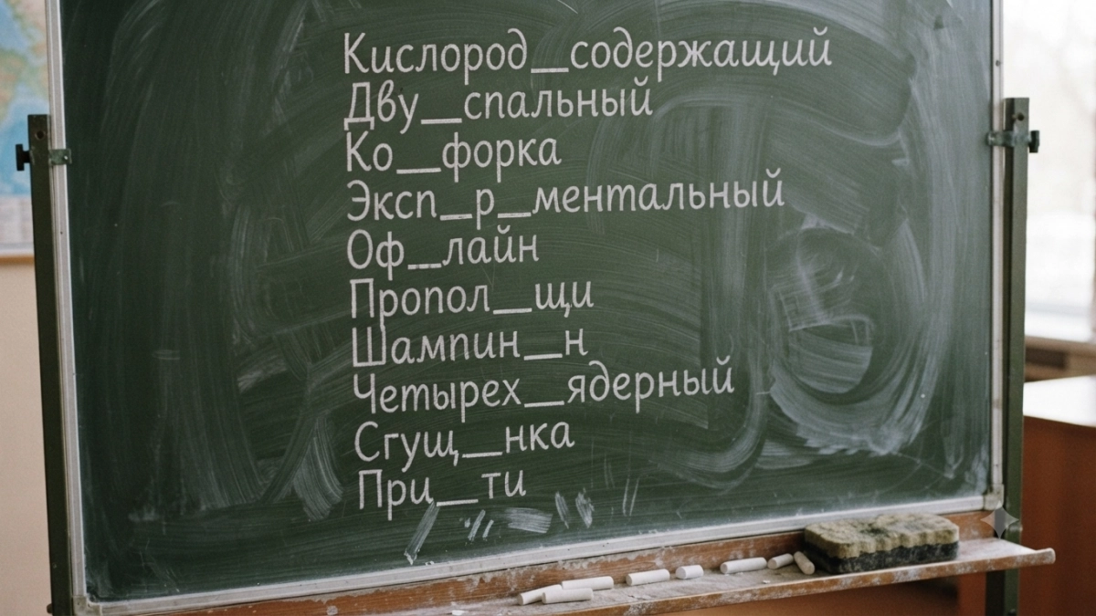 На этих простых словах сыплются даже отличники: вставьте пропущенные буквы — 10 из 10 никто не набирает