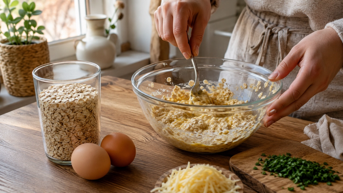 Не каша и не омлет: мешаю стакан овсянки и 2 яйца — вкуснейший завтрак готов: домочадцы слопали за секунду