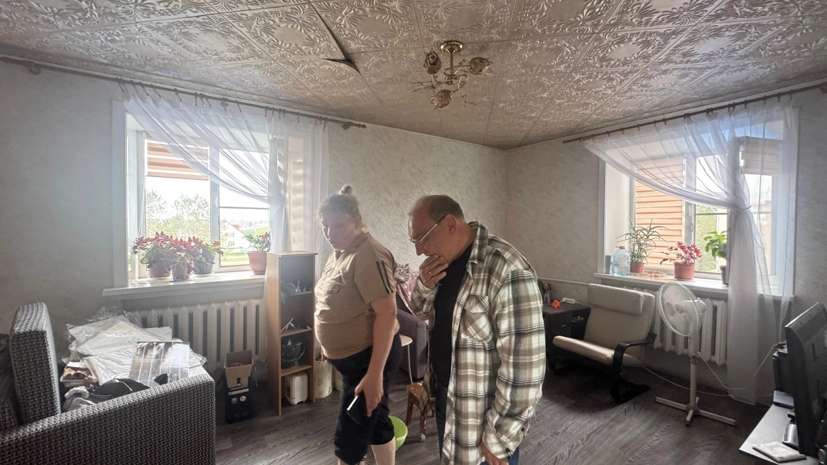 В Усолье-Сибирском все еще устраняют последствия субботнего ливня