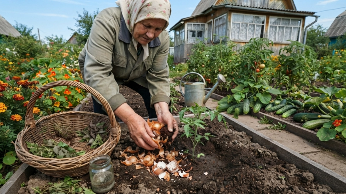 Не мусор, а бесплатные помощники огородника: 5 кухонных «объедков» отправляю не в ведро, а на грядки — урожай только спасибо скажет