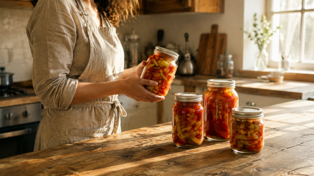 Мариную перчик на зиму в заливке — выходит вкуснее и слаще магазинного: идеальный баланс пряностей