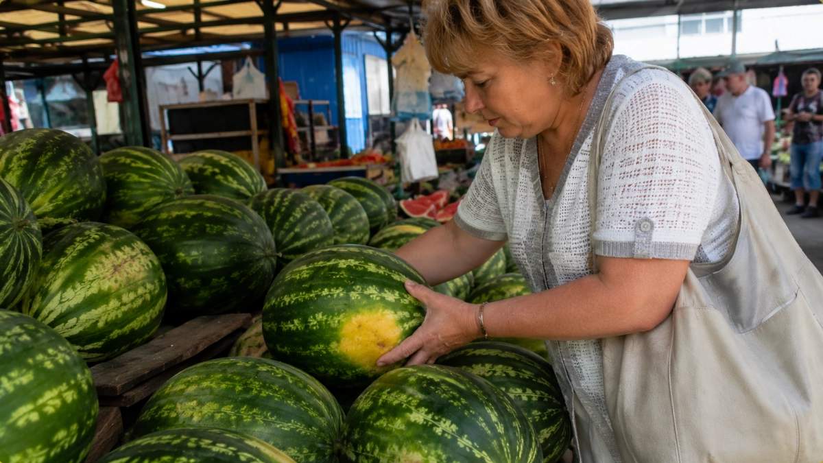 Каждый раз угадываю, какой арбуз продавцы решили оставить себе: выбираю самый спелый из всей кучи