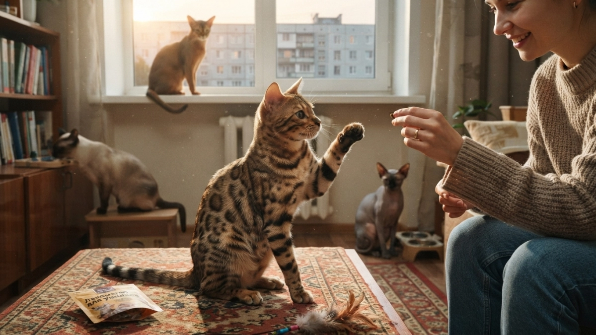Эти кошки запоминают команды очень быстро: 4 породы кошек, которые оказались умнее собак