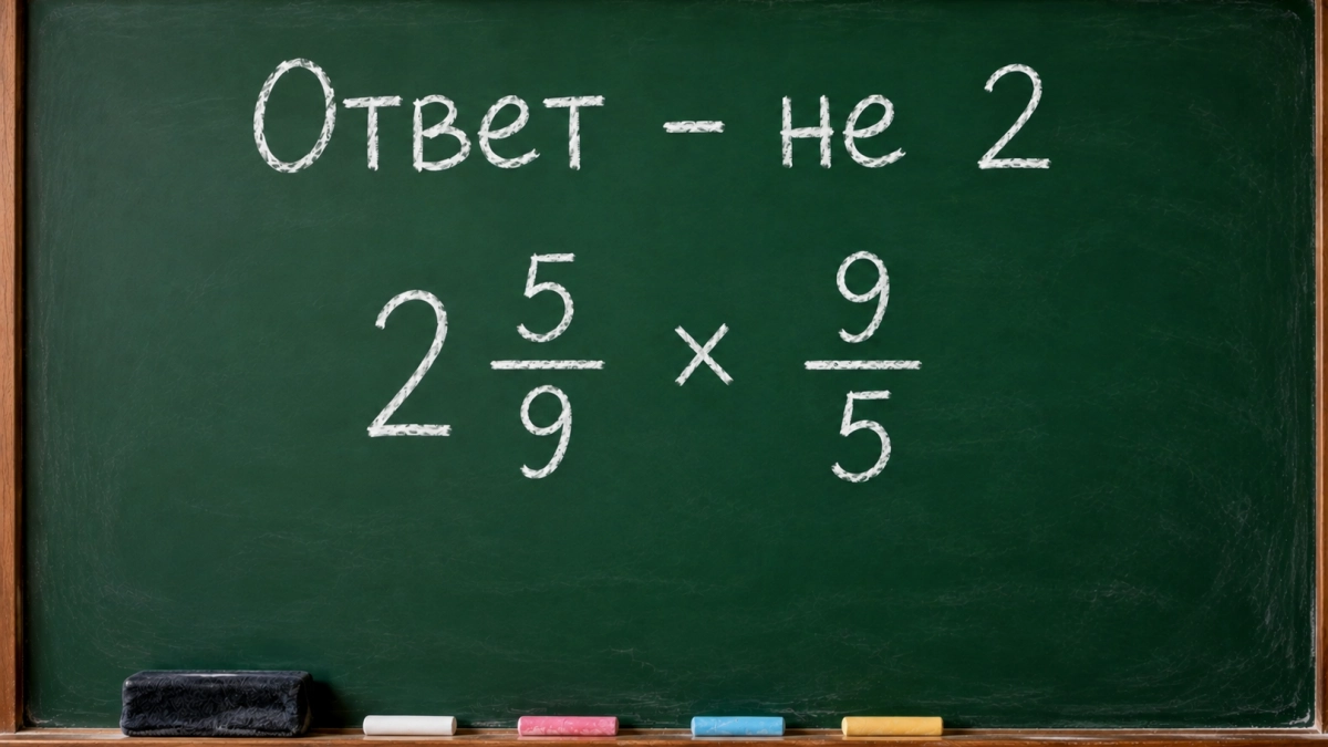 Даже отличники отвечают «2», а потом хватаются за голову: школьный пример с дробями, где легко попасть в ловушку