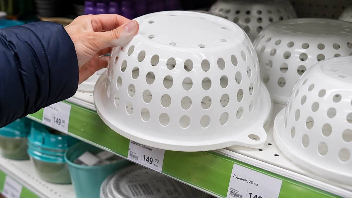 Обычный дуршлаг из Fix Price переворачиваю вверх ногами: случайно нашла ему применение полезнее кухни