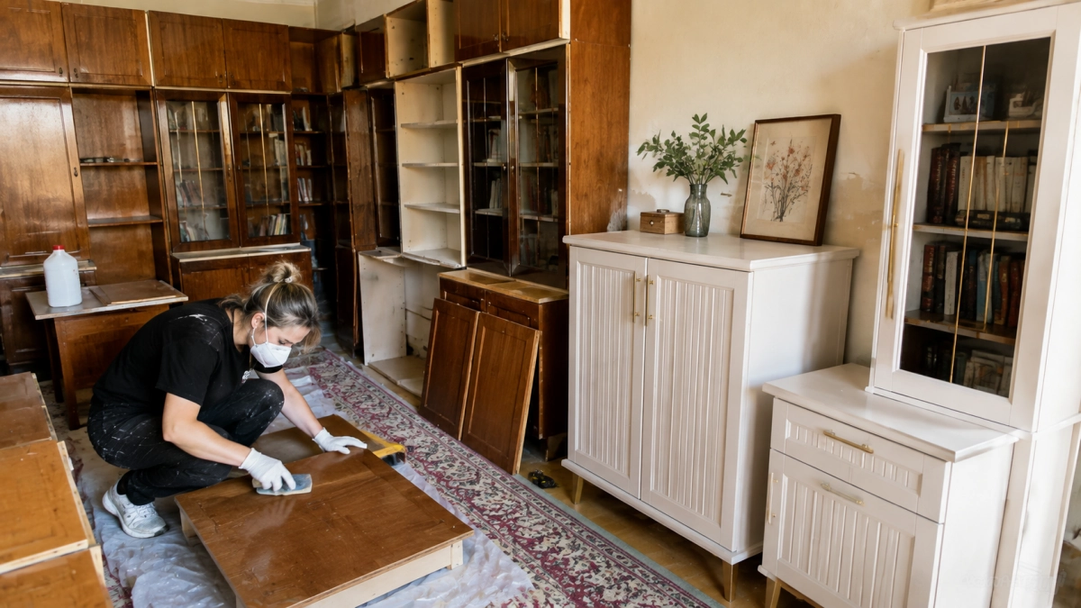 Рукастые кулибины скупают на Авито советские стенки: делают из них мебель класса люкс — на выходе элитная мебель