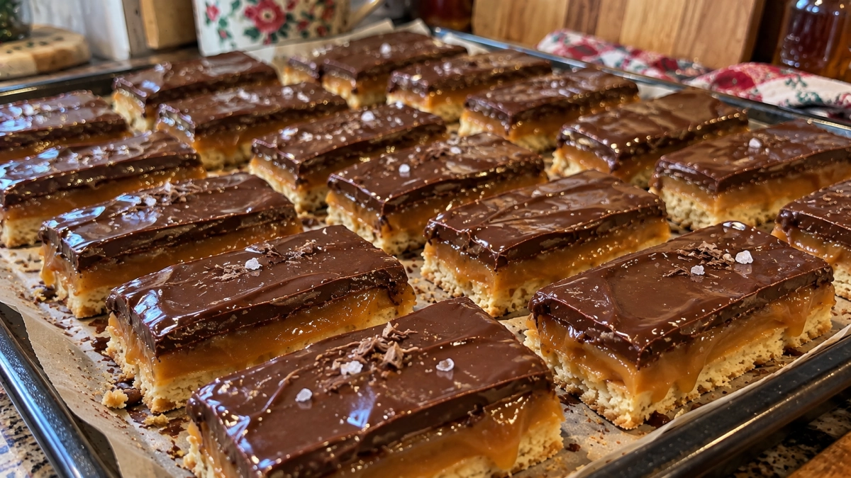 Из пачки масла и ложки меда делаю «Твикс» по-домашнему — песочный хруст, соленая карамель и шоколадная глазурь