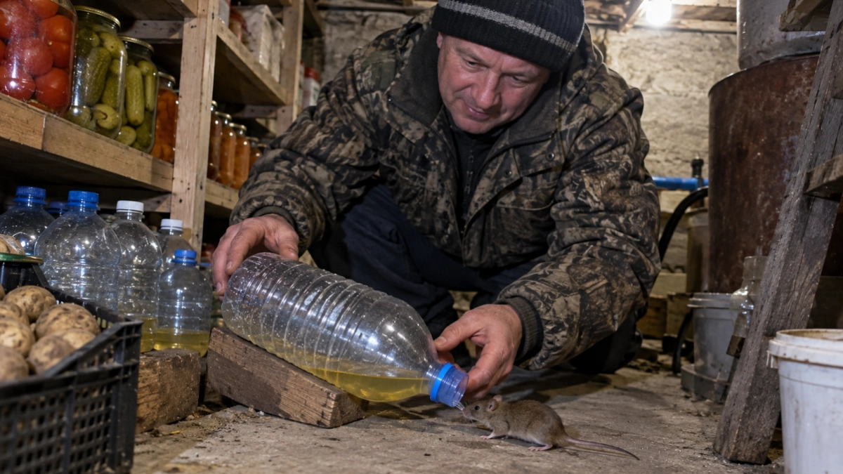 Старые пластиковые бутылки не выбрасываю: осенью уношу их в подвал — от мышей ни слуху ни духу
