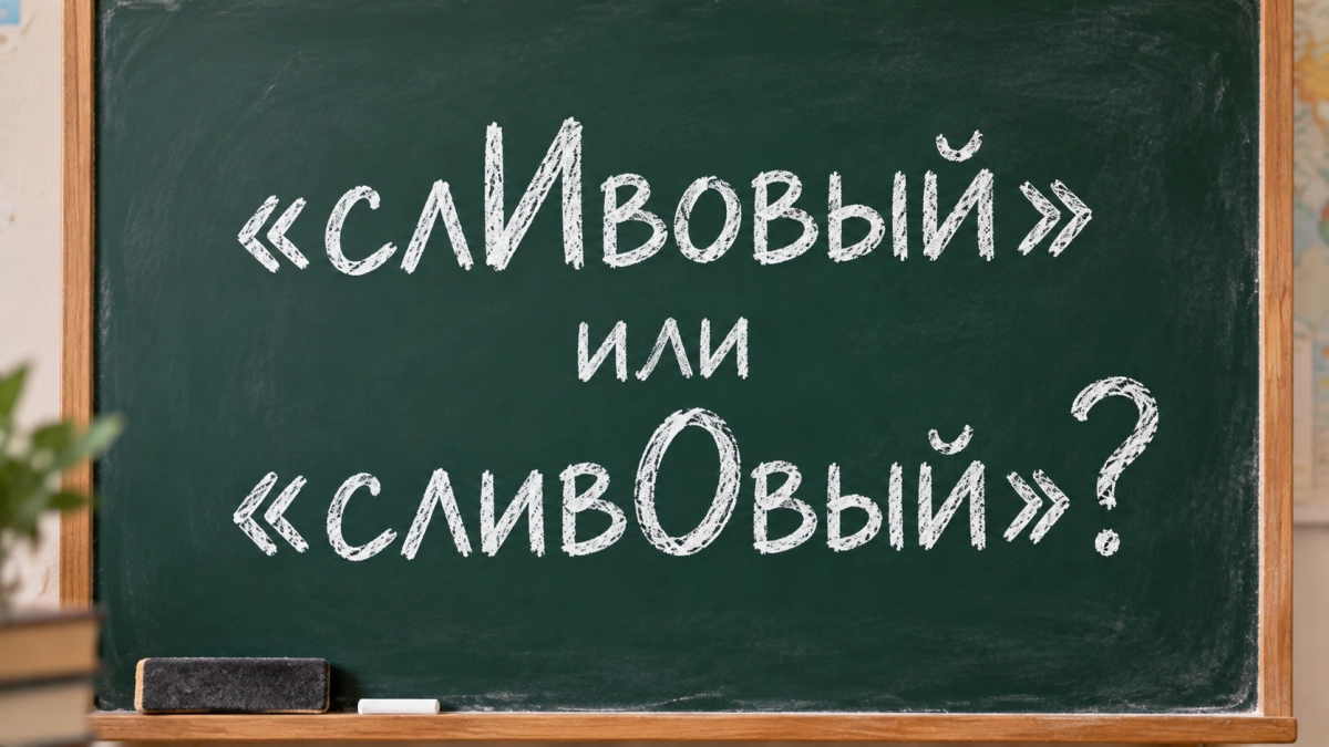 Отличники краснеют у доски, а троечники отвечают с ходу: «слИвовый» или «сливОвый» — проверьте, где ударение