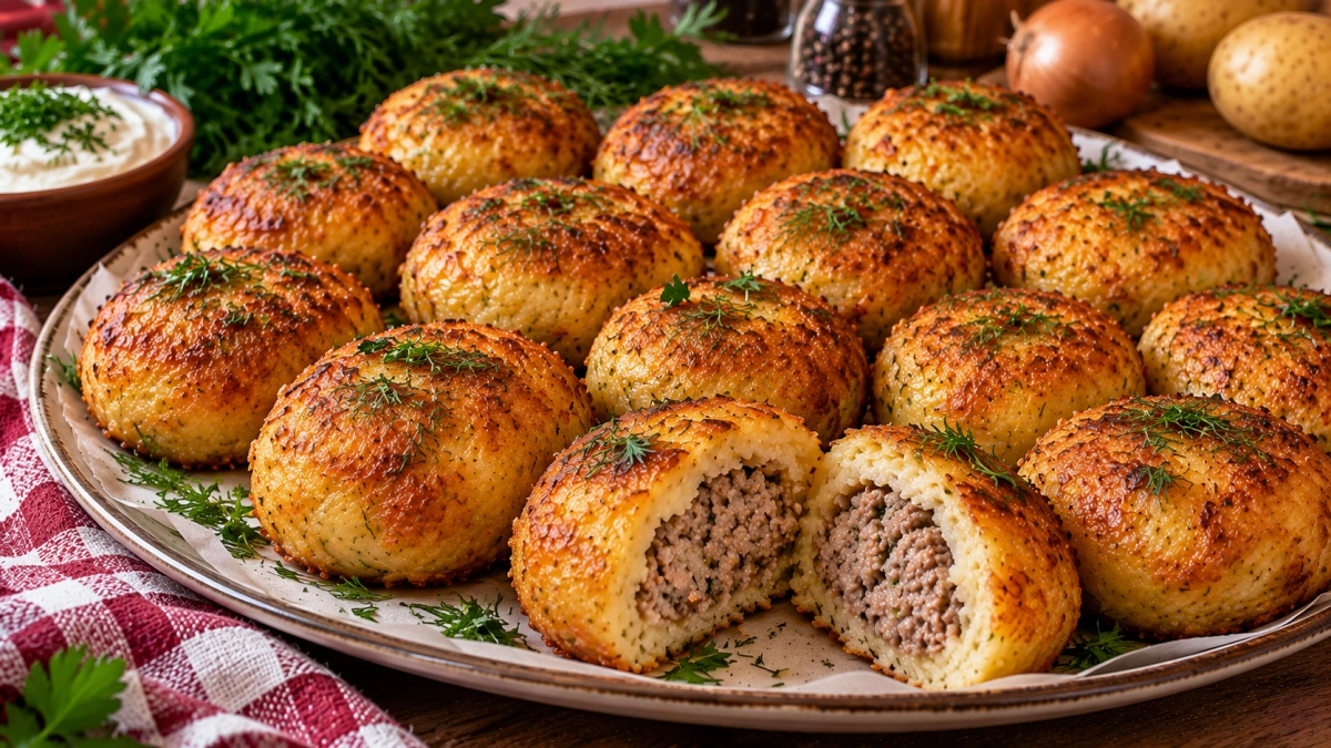Драники — прошлый век: жарю картофельные «бомбочки» с мясной серединкой — хрустят снаружи, внутри остаются сочными