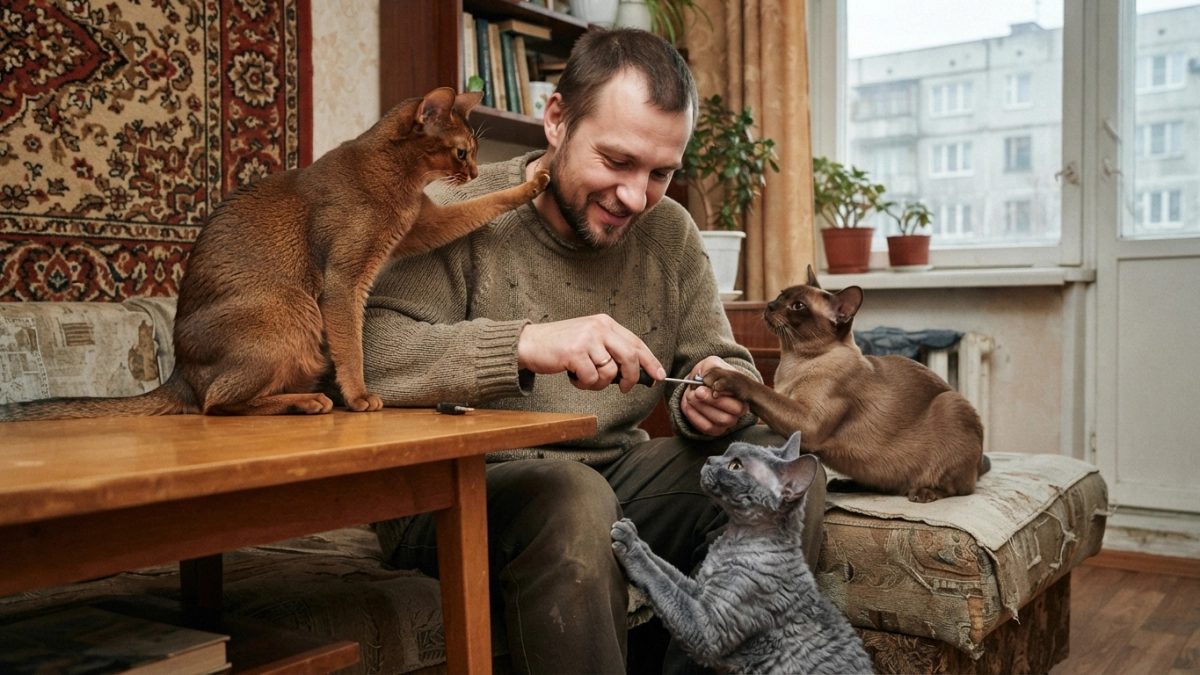 Кошки с собачьей преданностью: 3 породы, которые сильно привязываются к хозяевам — одиночество терпеть не могут