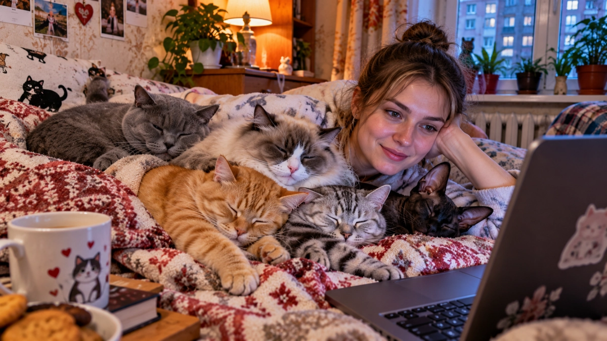 Не коты, а домашние «ангелы»: 5 пород для маленькой квартиры — меньше штурмов шкафов, а у обоев больше шансов остаться целыми