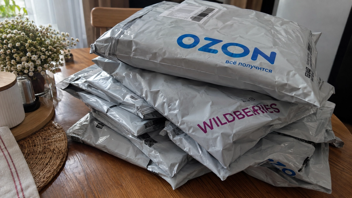 Серые пакеты с Ozon и Wildberries не выбрасываю: плотный «курьерский пластик» заменяет 7 вещей дома и на даче