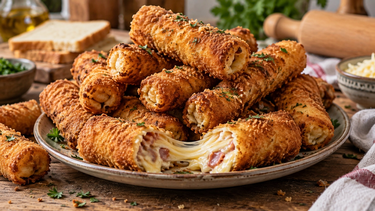 Бутерброды — в прошлом: беру обычный хлеб и скалку — через 10 минут на столе хрустящие трубочки с тягучей начинкой