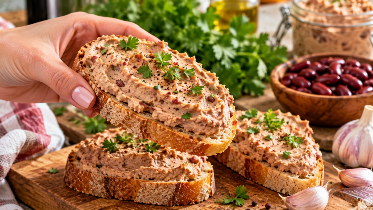 Эта закуска сытнее мяса: нежнейший фасолевый паштет тает во рту словно крем — приготовите один раз и больше не сможете остановиться