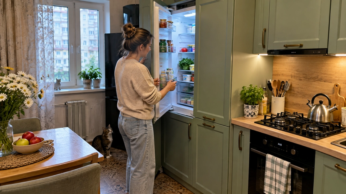 Громоздкие холодильники уходят в прошлое: 5 удобных систем, которые экономят место и разгружают кухню