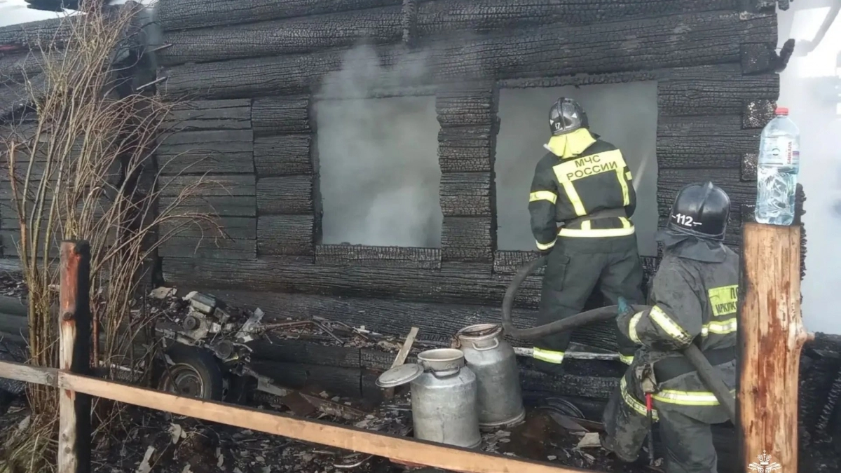 В Иркутской области на пожаре погибла годовалая девочка