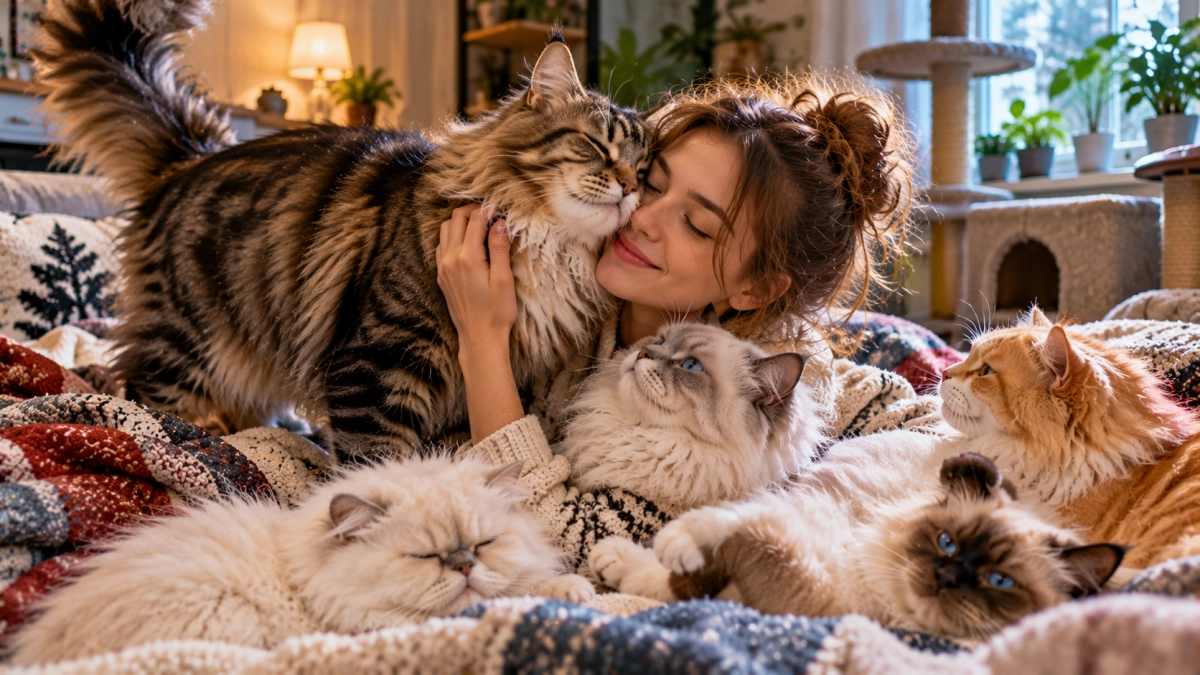 Характер — чистый «зефир»: 5 пород кошек, которые обожают человека и становятся самыми нежными домашними друзьями