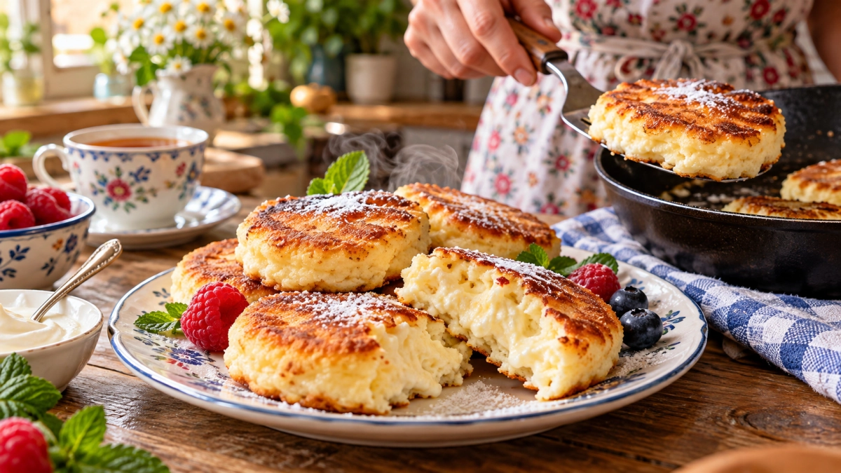 Молоко + манка — и жарю нежные «суфлешки»: снаружи аппетитно хрустят, внутри тают, как сливочное мороженое