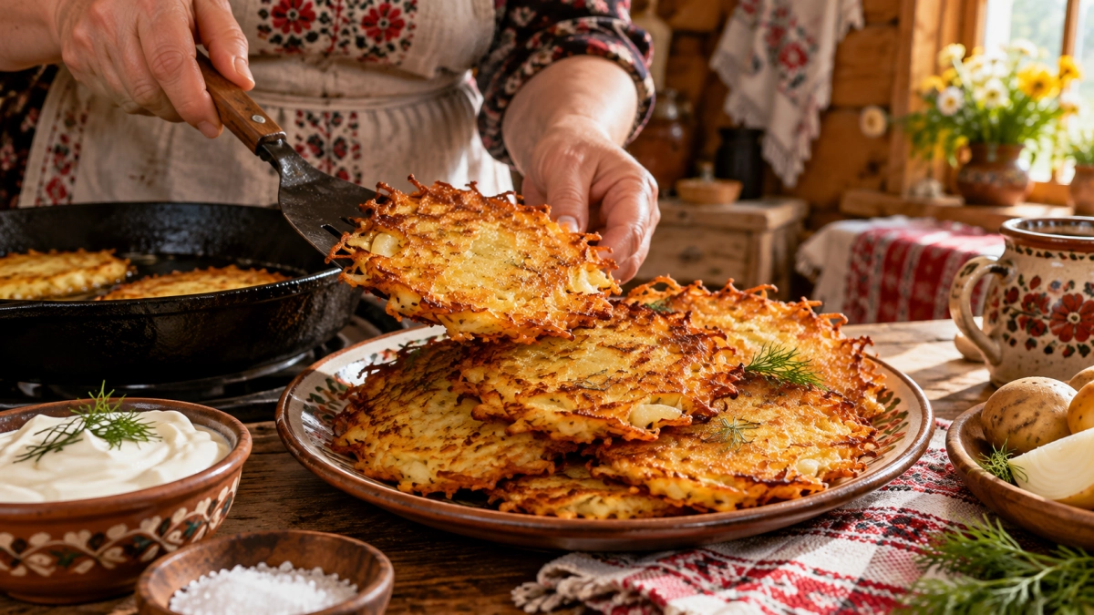 1 кусочек в драники — и они как у бабушки в белорусской деревне: края хрустят золотым кружевом, а внутри нежнее масла