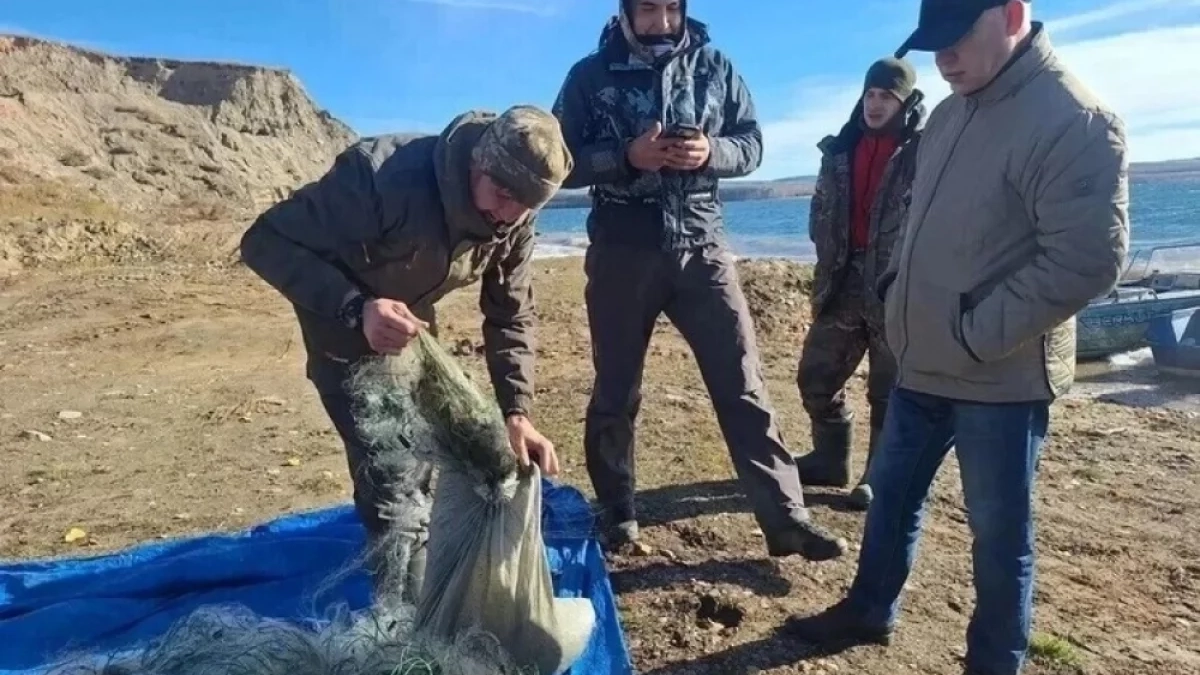 Из водохранилища Иркутской области выловили 5,5 километра бесхозных сетей