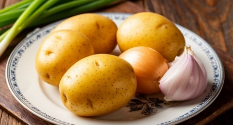 Беру 4 картошки, 1 луковицу и готовлю вкусный и сытный ужин для всей семьи: сметают со стола моментально - делюсь