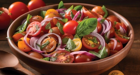 Не салат и не засолка: вкуснейшая закуска из помидоров на скорую руку!