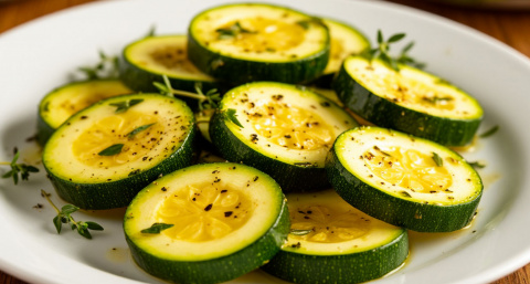 Кабачки летом не жарю и не запекаю: закуска к мясу за 15 минут - гости обожают и всегда просят добавки